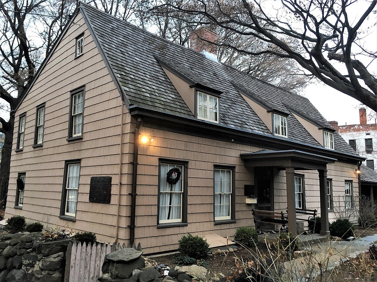 The seventeenth-century Bowne House in Flushing, Queens
