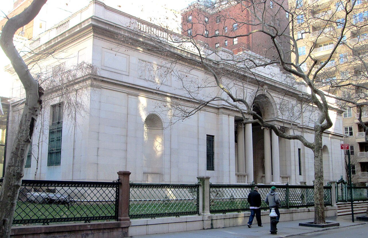 The historic McKim building at the Morgan Library and Museum
