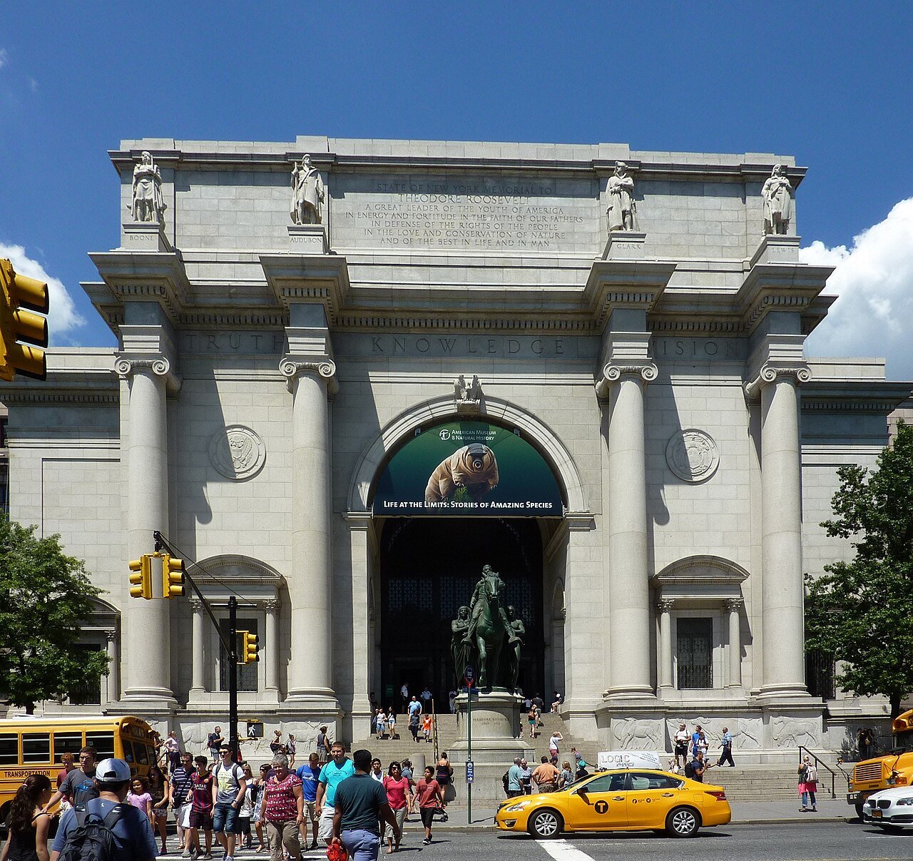 Exterior of the American Museum of Natural History in Manhattan