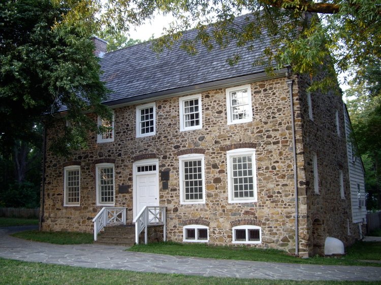 The stone Conference House in Tottenville on Staten Island