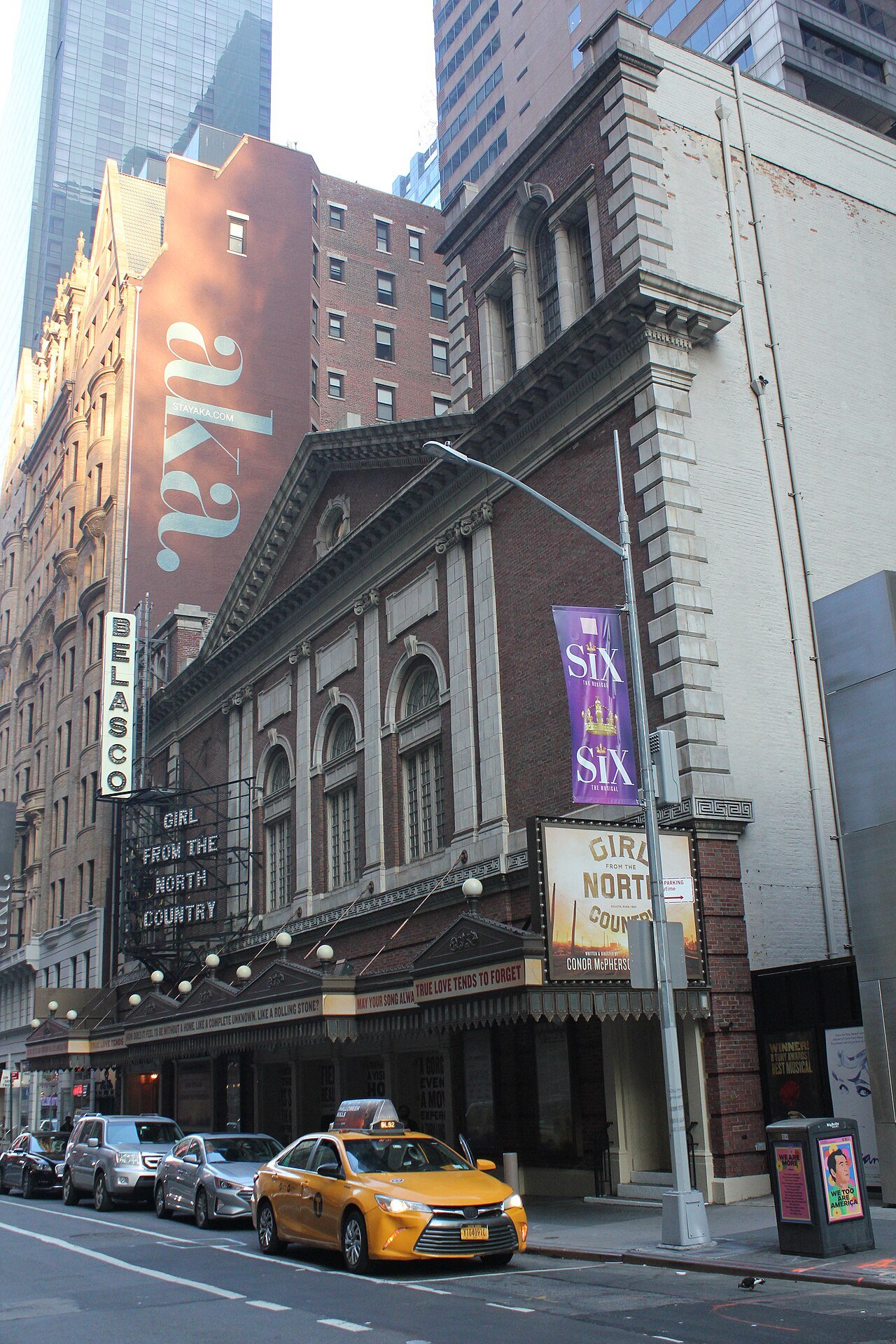 Belasco Theatre, photographed in 2021