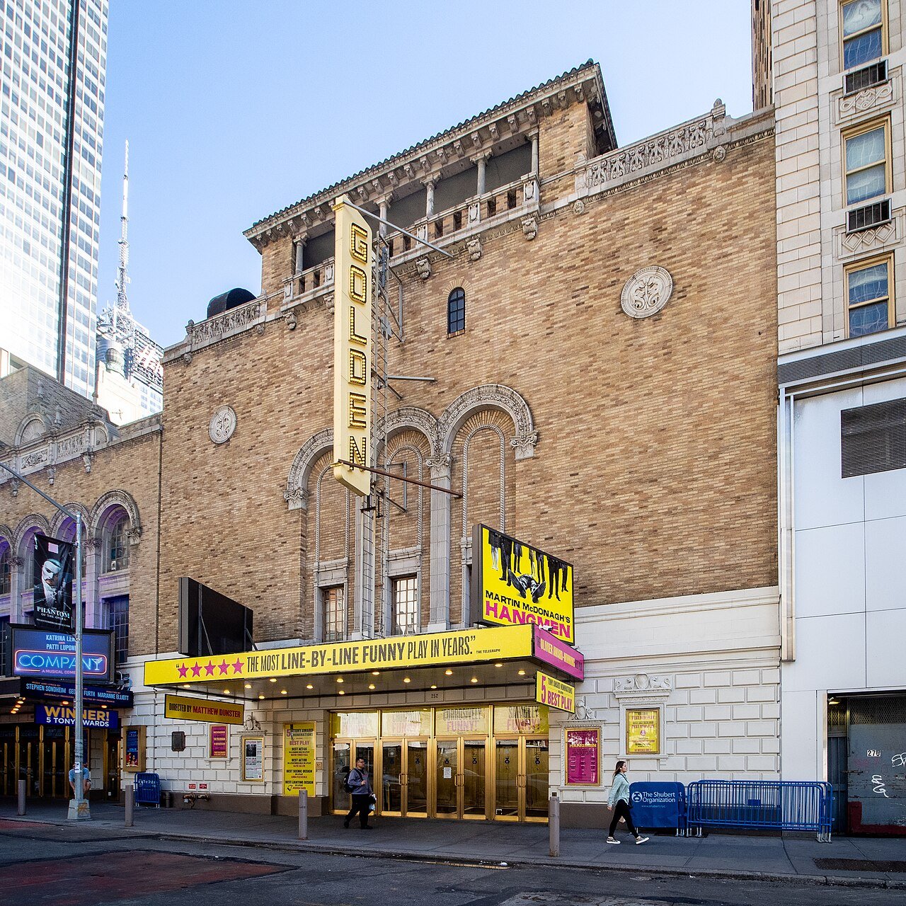 John Golden Theatre, photographed in 2022
