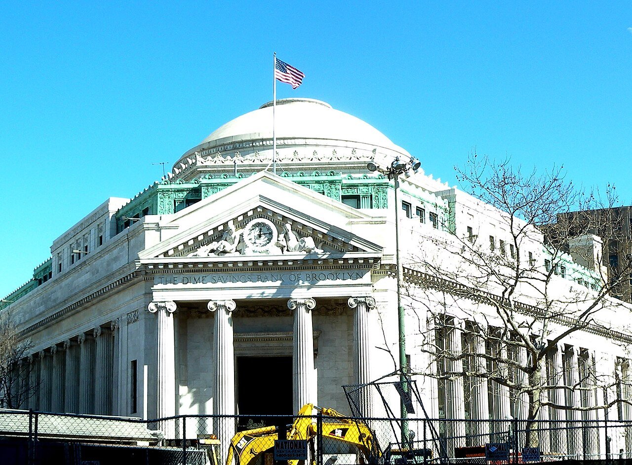 Dime Savings Bank at DeKalb Avenue exterior photographed in 2010