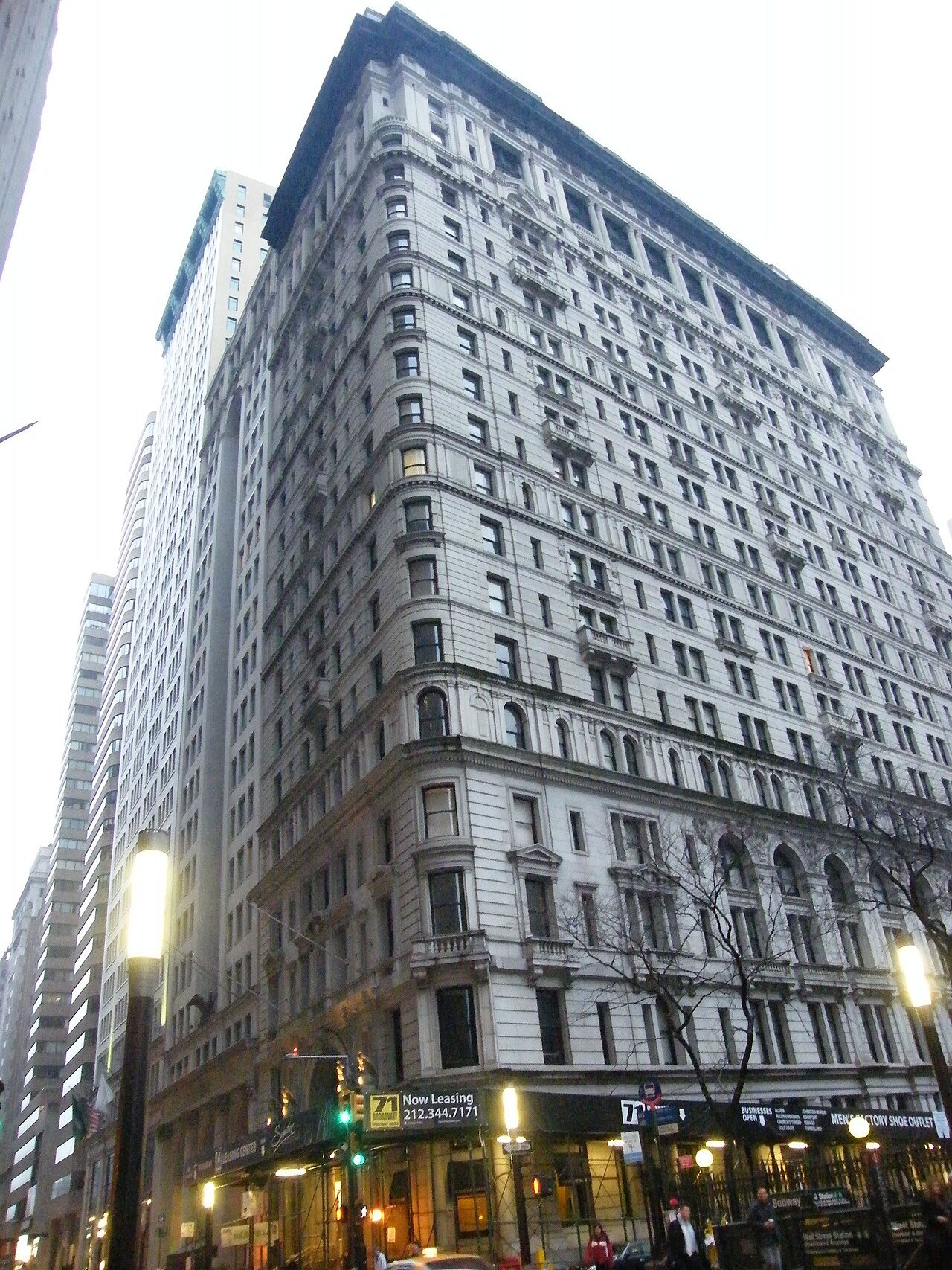 Empire Building, 71 Broadway exterior