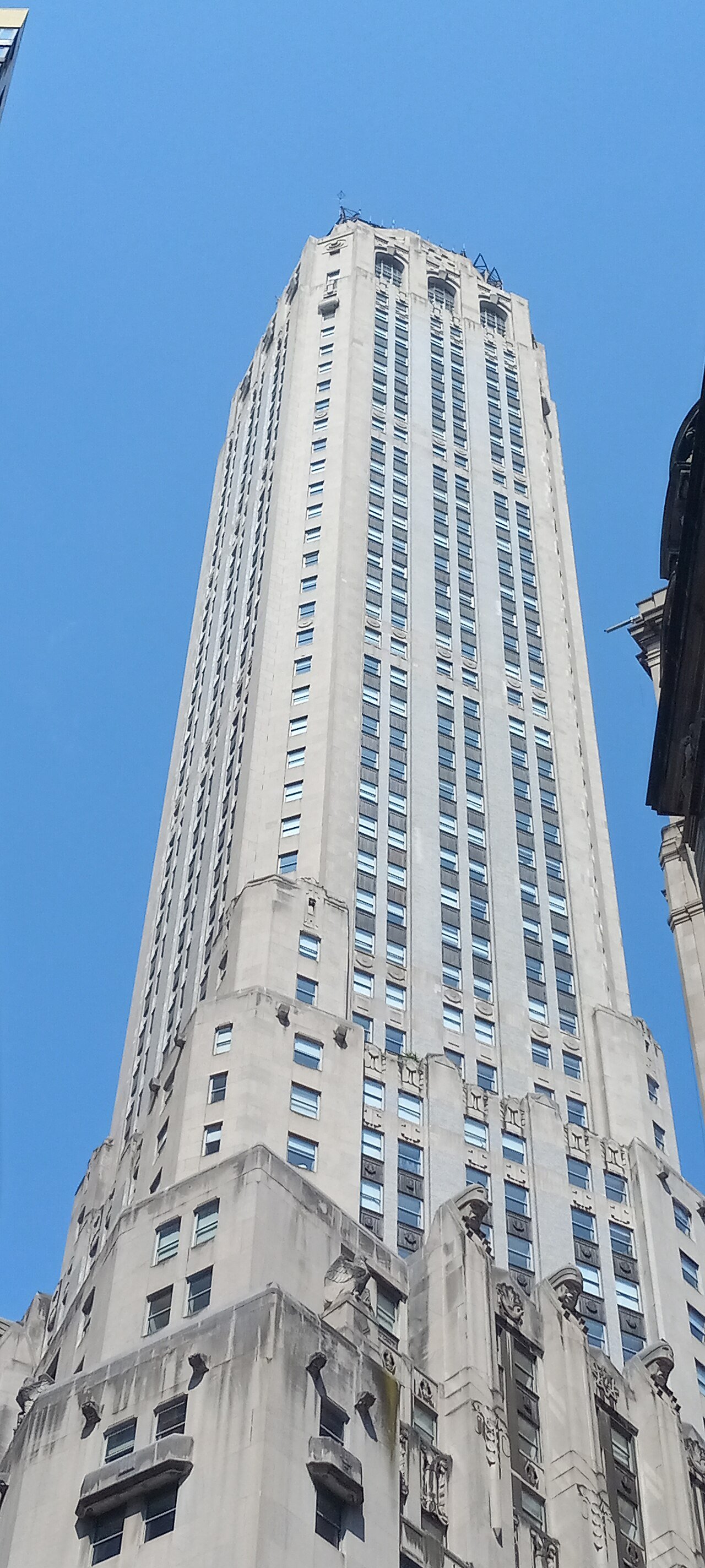 City Bank–Farmers Trust Building's tall exterior at 20 Exchange Place