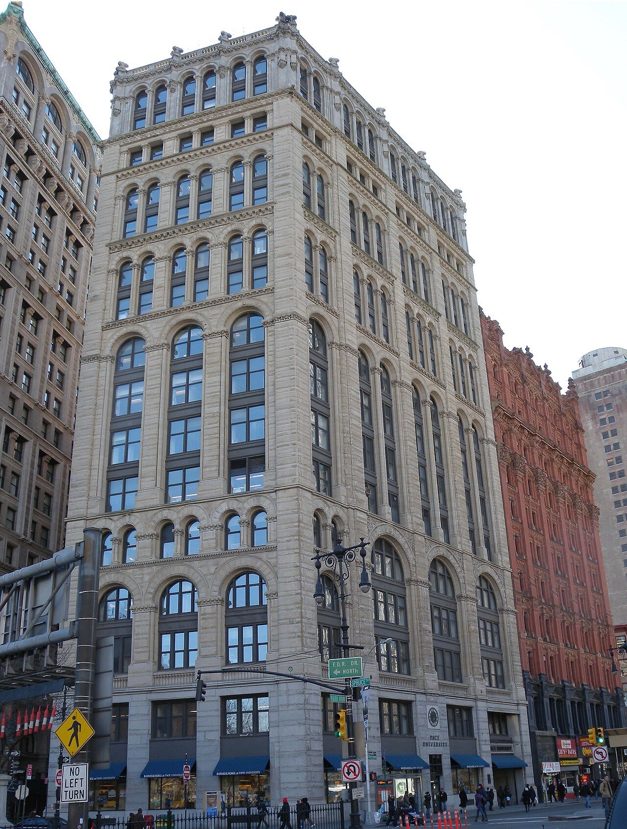 Former New York Times Building, Park Row
