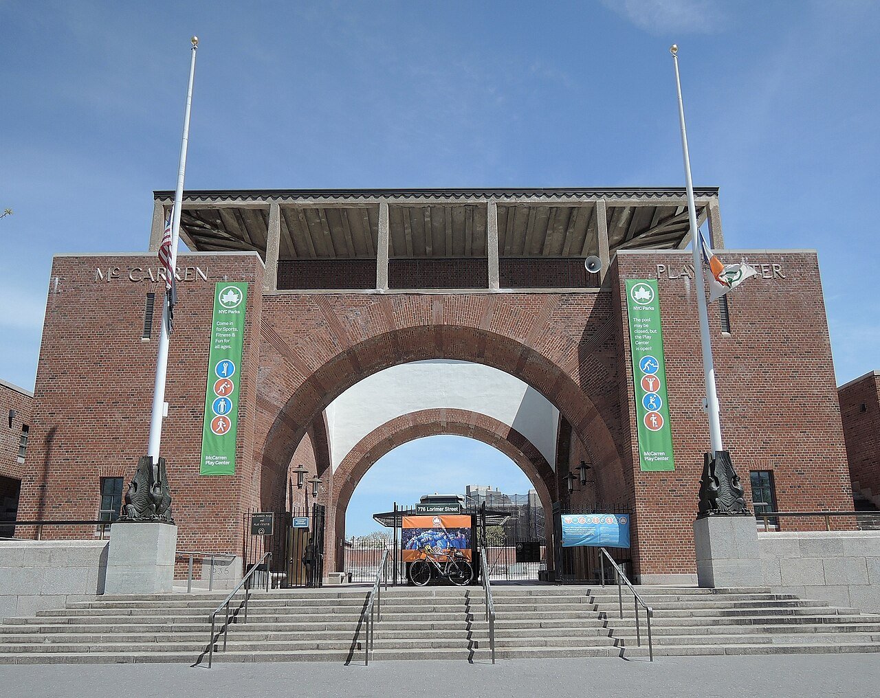 McCarren Pool and Play Center exterior