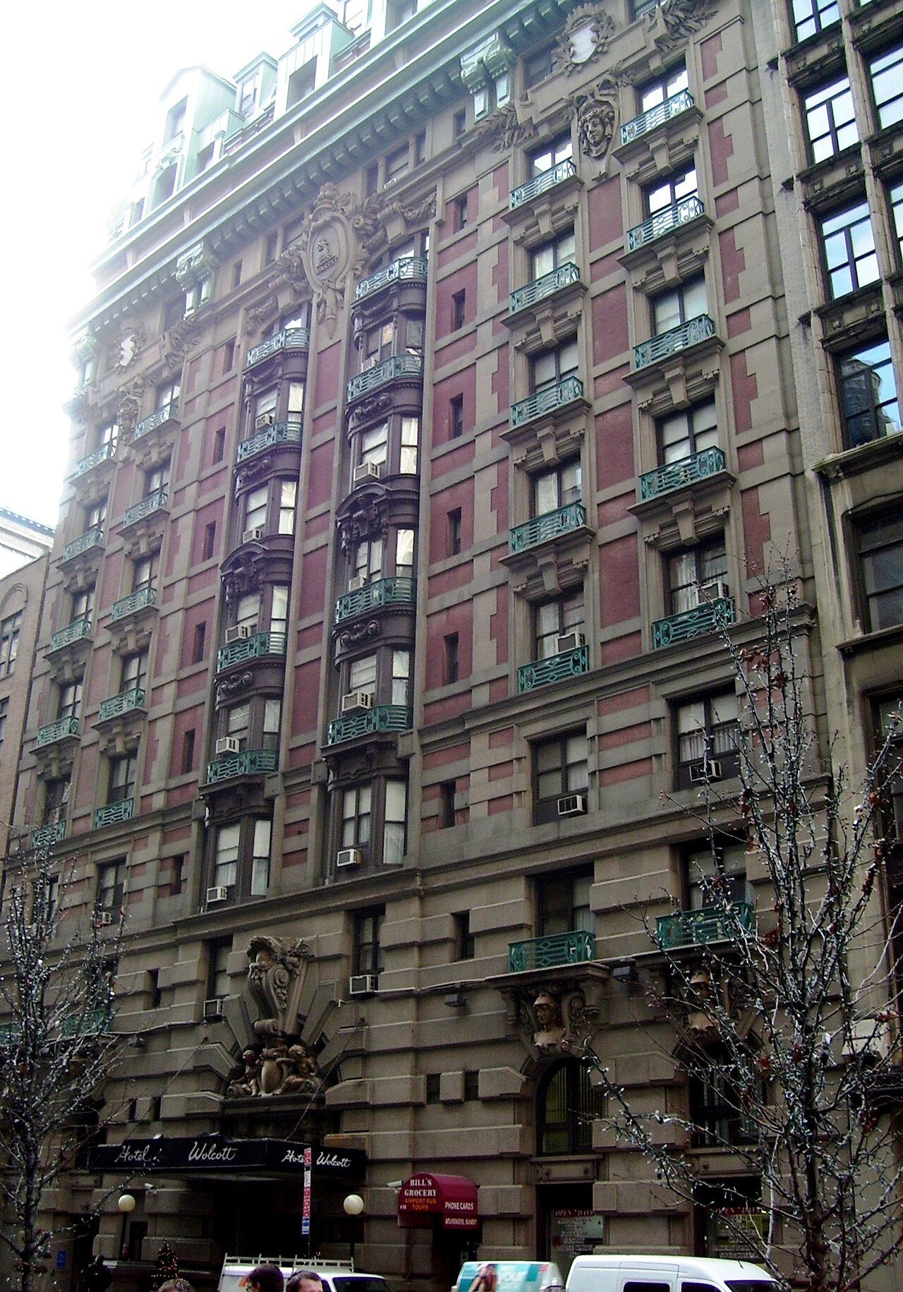 Hotel Wolcott — historic exterior