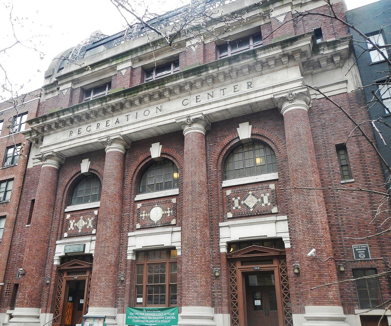East 54th Street Bath and Gymnasium / Constance Baker Motley Recreation Center exterior