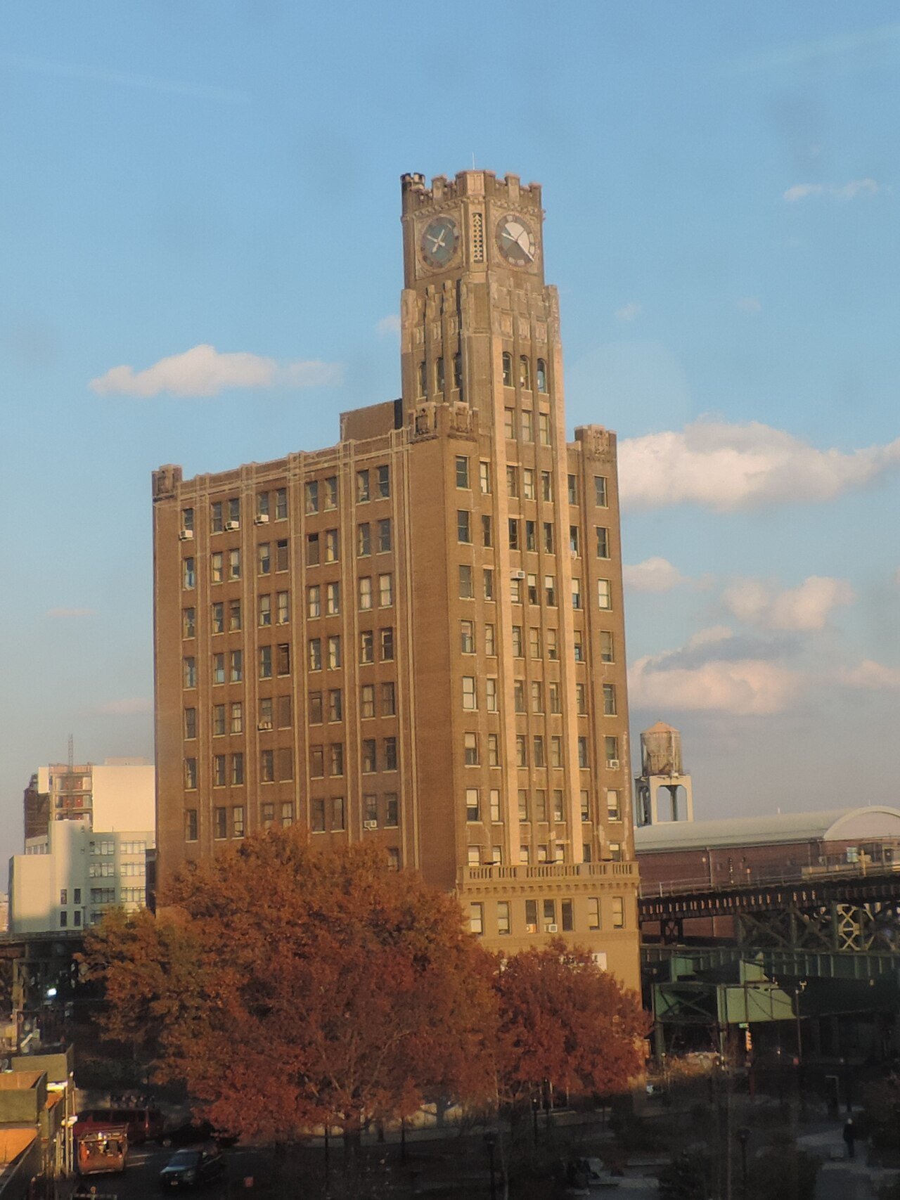 Long Island City Clock Tower, photographed in 2014